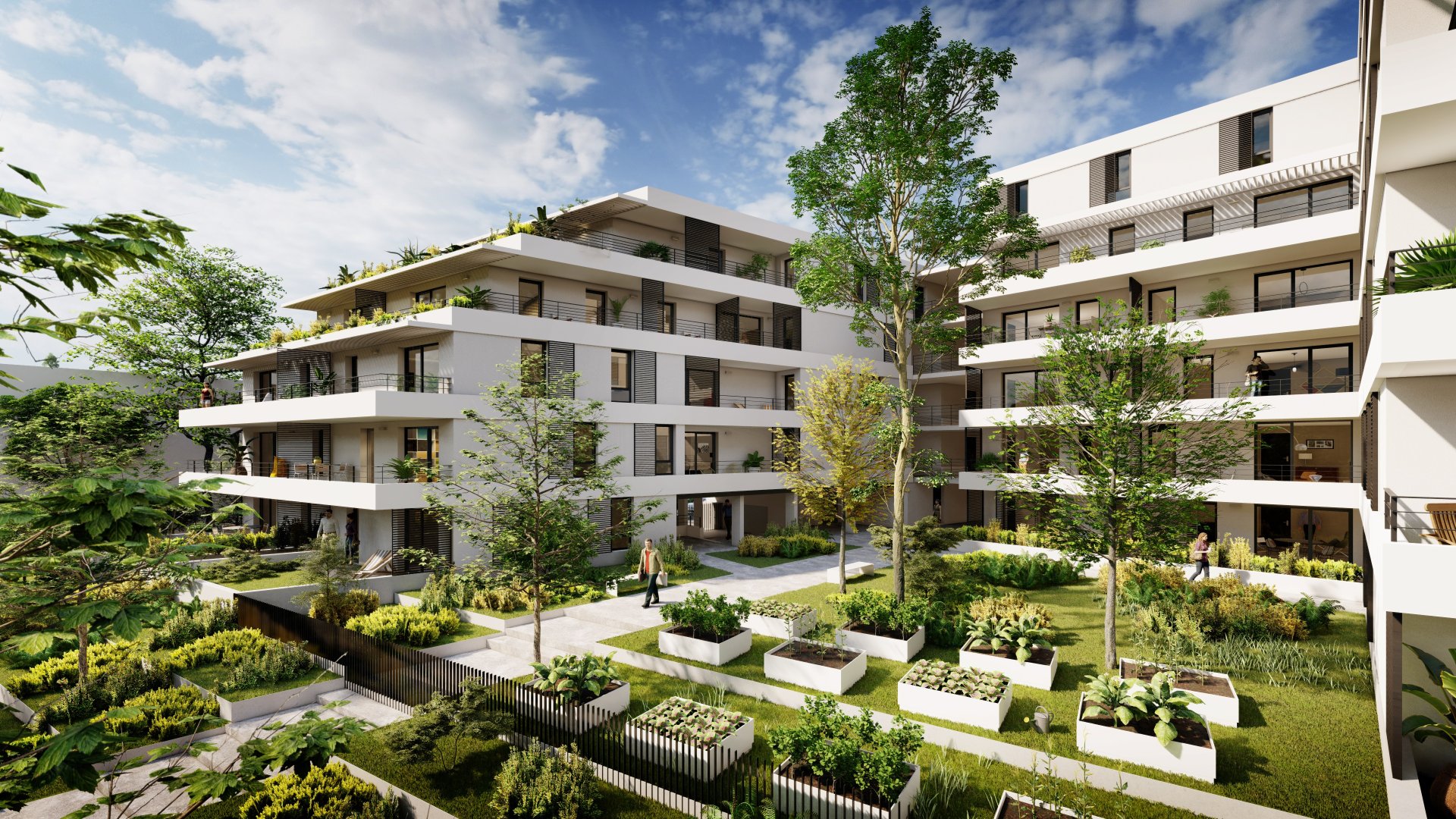 Appartements neufs jardin Toulouse